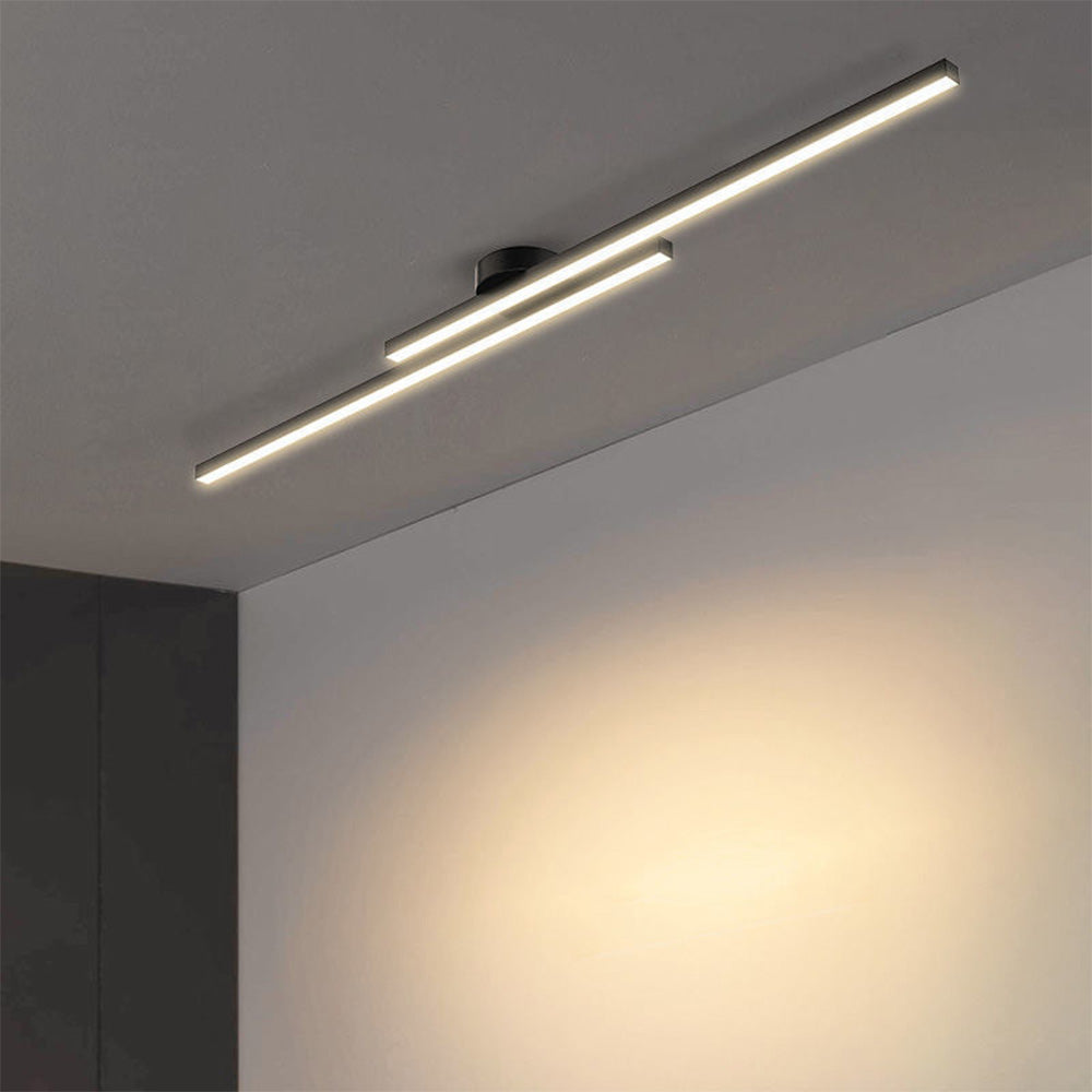 Minimalistisk Aluminium LED Loftlampe Fra LumenVale Til Stuer Design