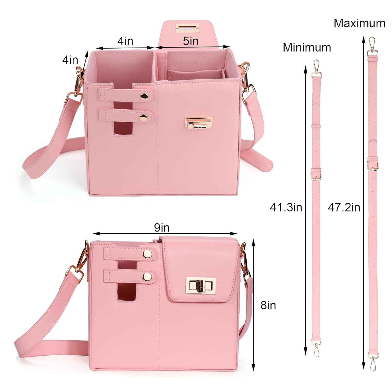 HydraTote™ – Crossbody taske med flaskestativ