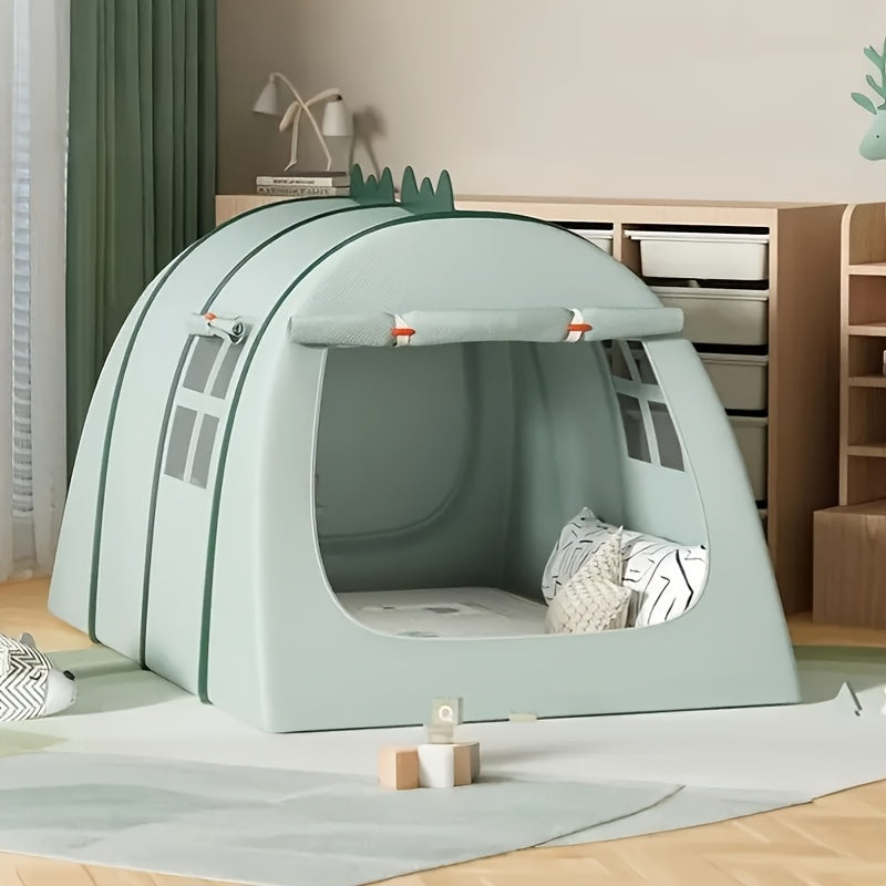 Børns Dinosaur-formede Legetelt – Foldbart og Sjovt Design