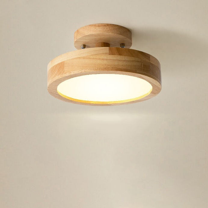 LED Rund Loftlampe | Nordisk Design | Semi-Nedsænket Montering | Økonomisk Indendørs Belysning