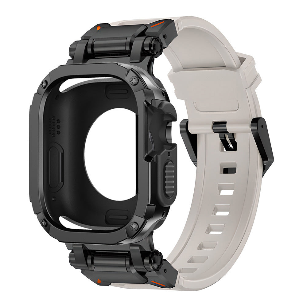 RavenTac Tactical Fluoro Gummibånd og TPU PC 2-i-1 Cover til Apple Watch | Petprovac