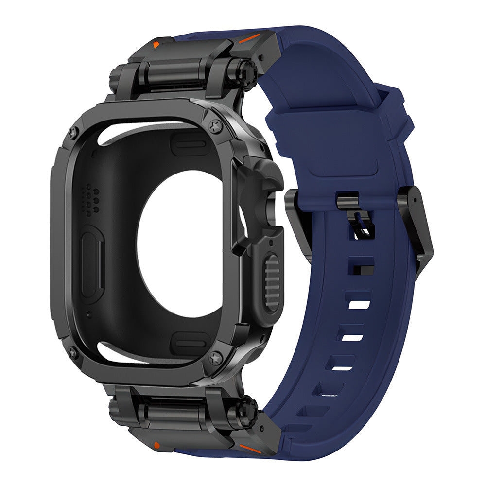 RavenTac Fluoro Gummibånd Med 2-i-1 TPU PC Cover Til Apple Watch