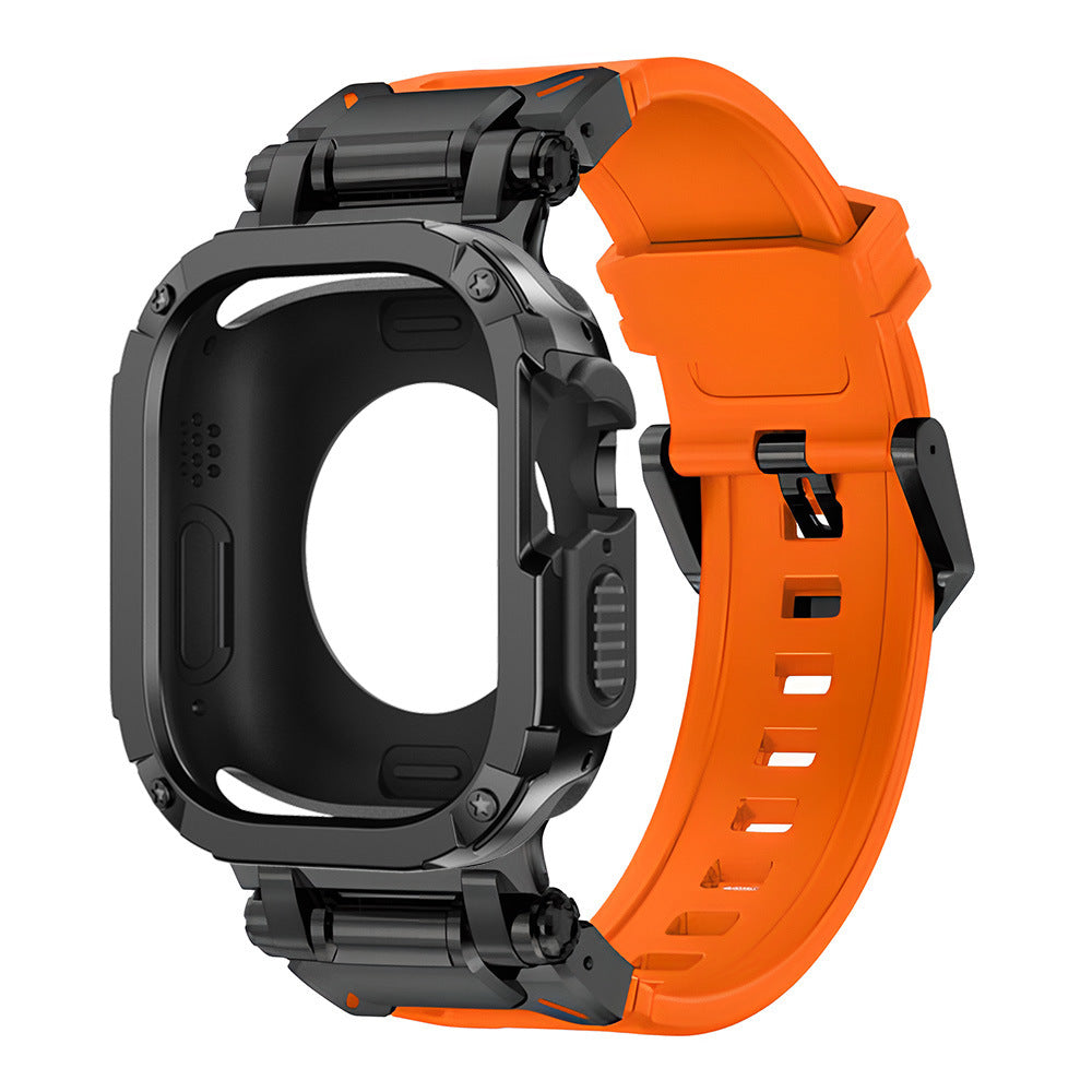 RavenTac Tactical Fluoro Gummibånd og TPU PC 2-i-1 Cover til Apple Watch | Petprovac