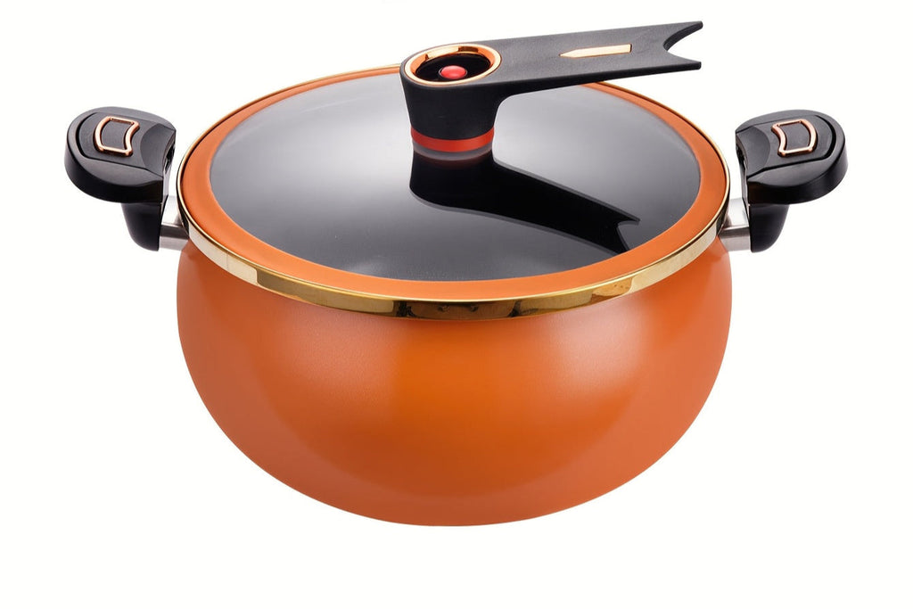 Multifunktionel Suppe- og Kogepande – 7L Kapacitet, Egnet til Induktions- og Gasblus