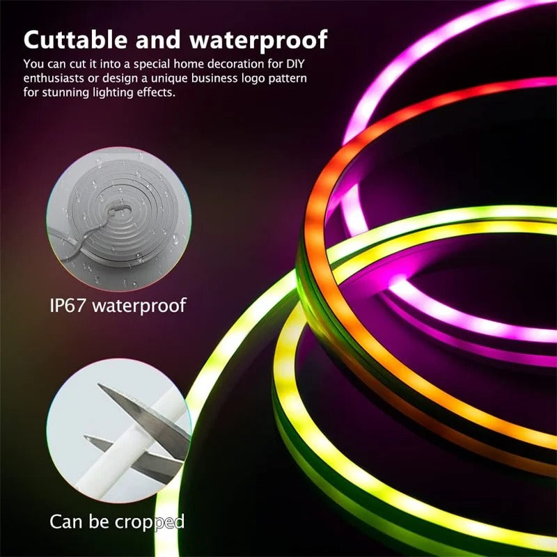Smartstripe | Neon-LED-strips – Uendelige muligheder for dit rum (EU STIK)