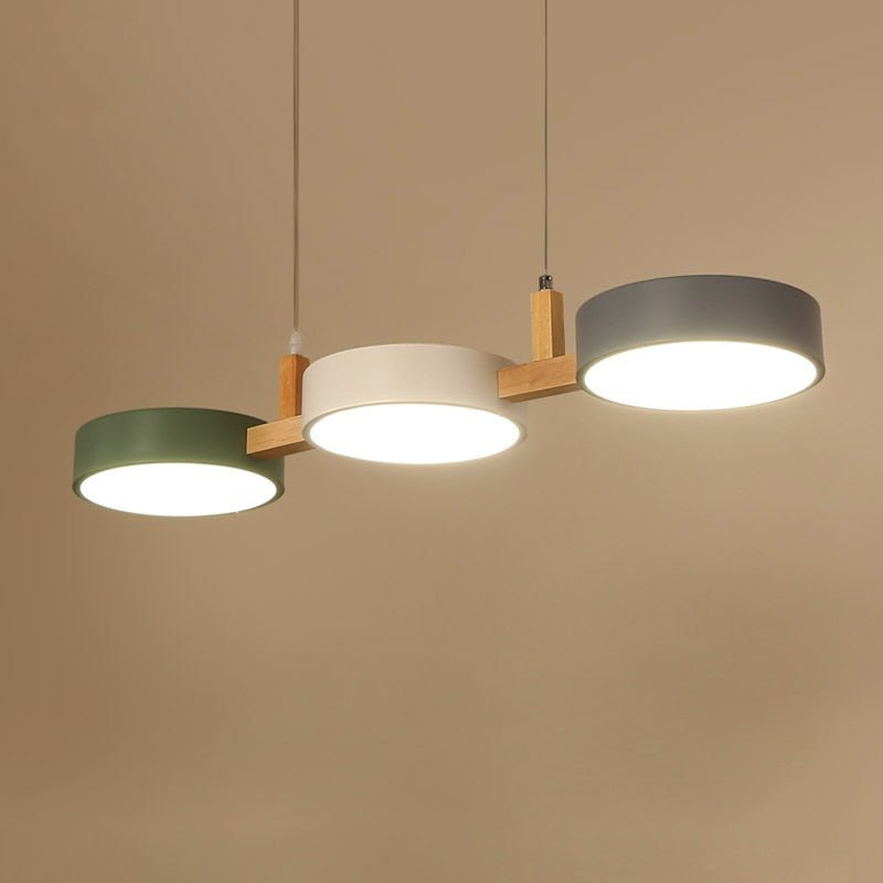 Nordisk Flush Loftlampe med Flere Hoveder til Kjøkkener og Spisestuer