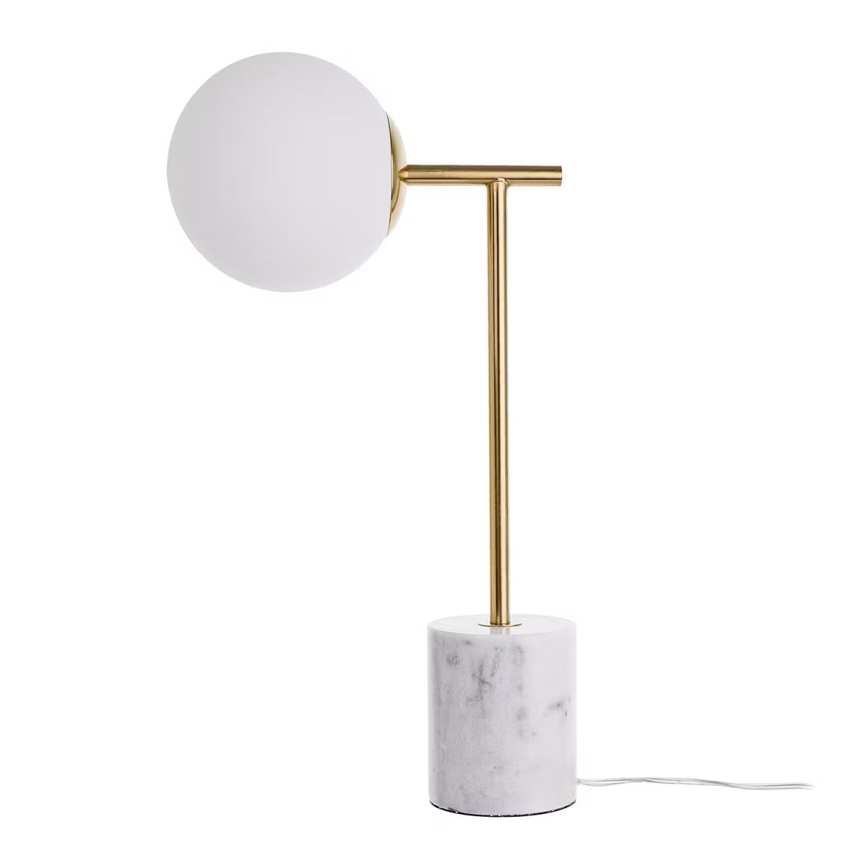 LUNA Bordlampe – Elegant design i marmor, glas & metal