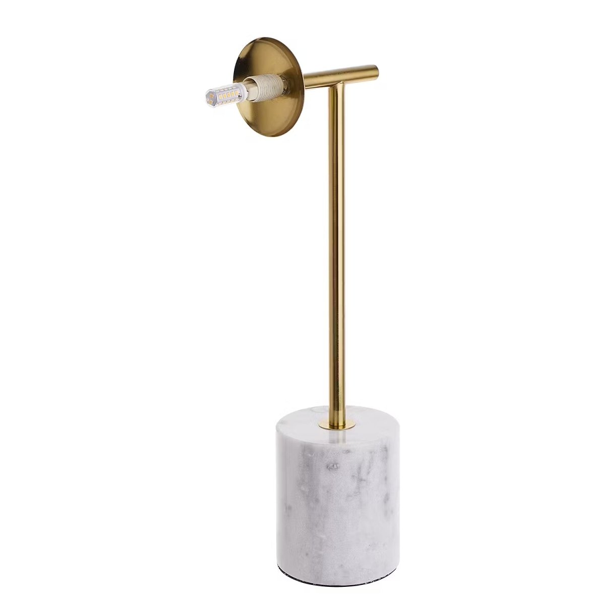 LUNA Bordlampe – Elegant design i marmor, glas & metal