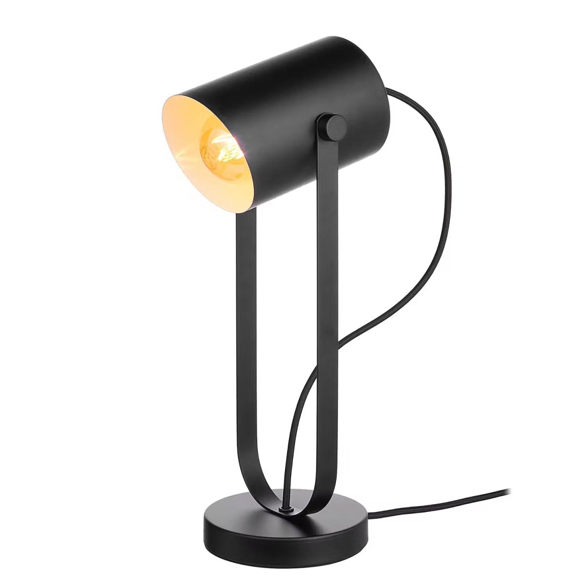 ON STAGE Skrivebordslampe – Justerbar metalbordlampe i spotdesign