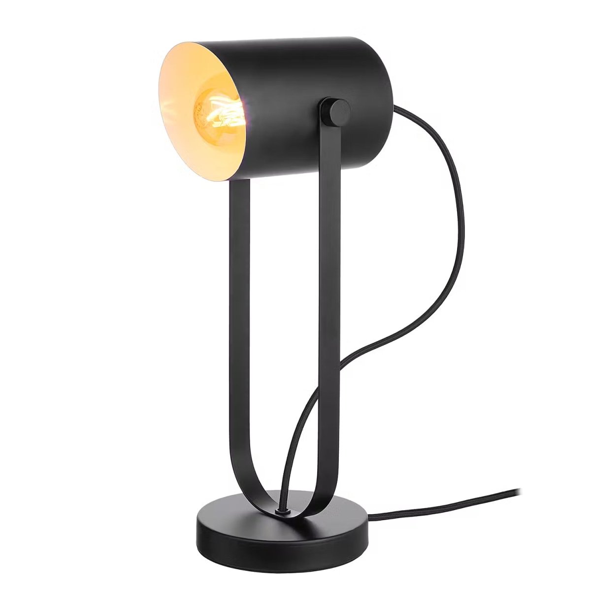 ON STAGE Skrivebordslampe – Justerbar metalbordlampe i spotdesign