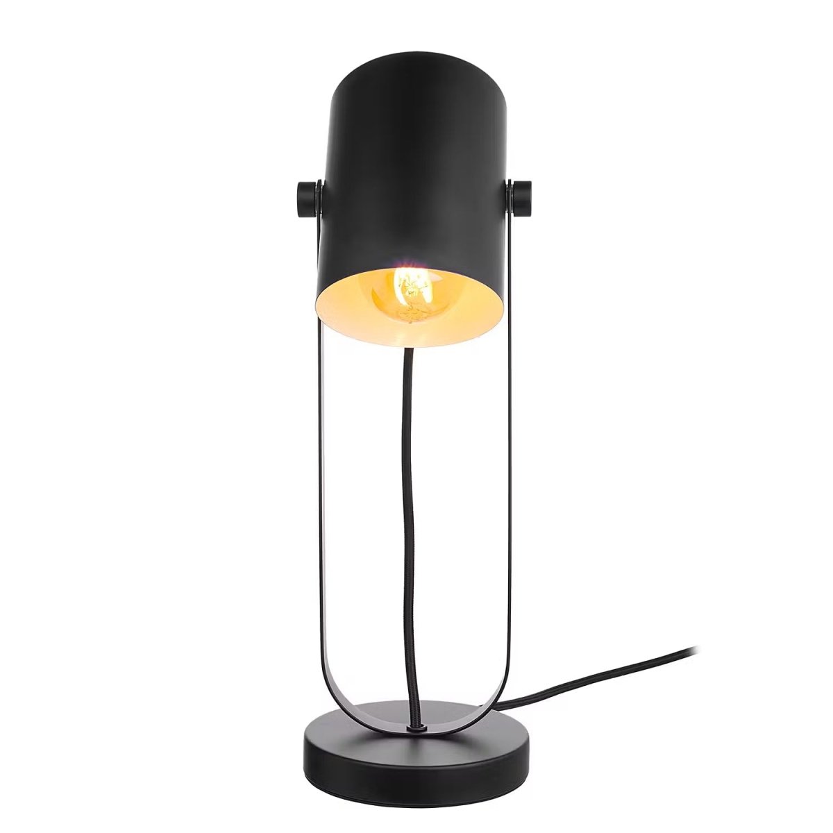 ON STAGE Skrivebordslampe – Justerbar metalbordlampe i spotdesign