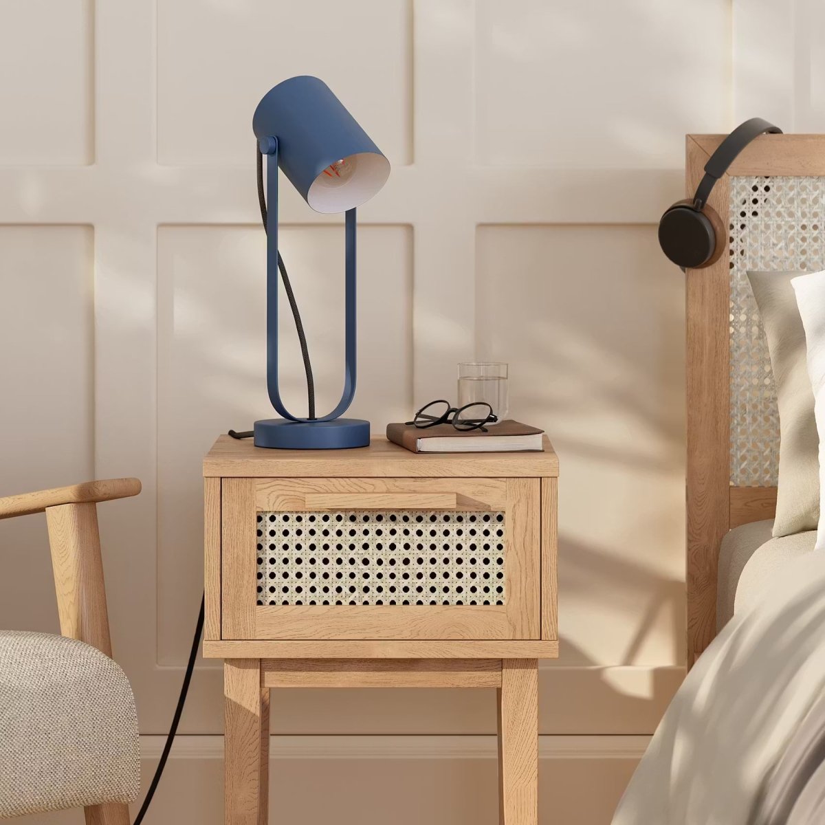 ON STAGE Skrivebordslampe – Justerbar metalbordlampe i spotdesign