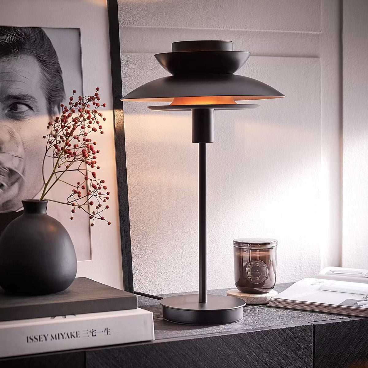 SINGAPUR Bordlampe – Moderne Industriel Metal Bordlampe