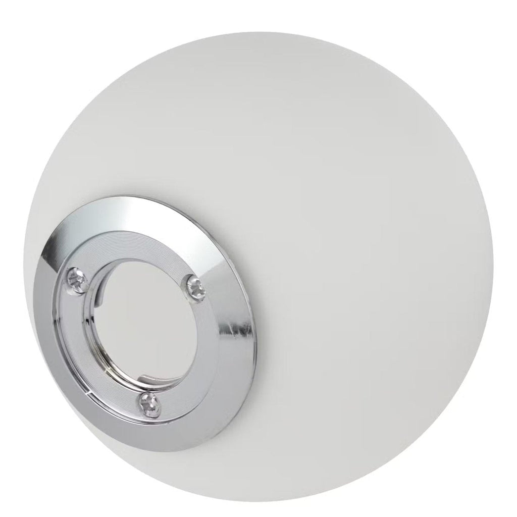 CHROME Bordlampe – Moderne Glas- & Krom-design Bordlampe