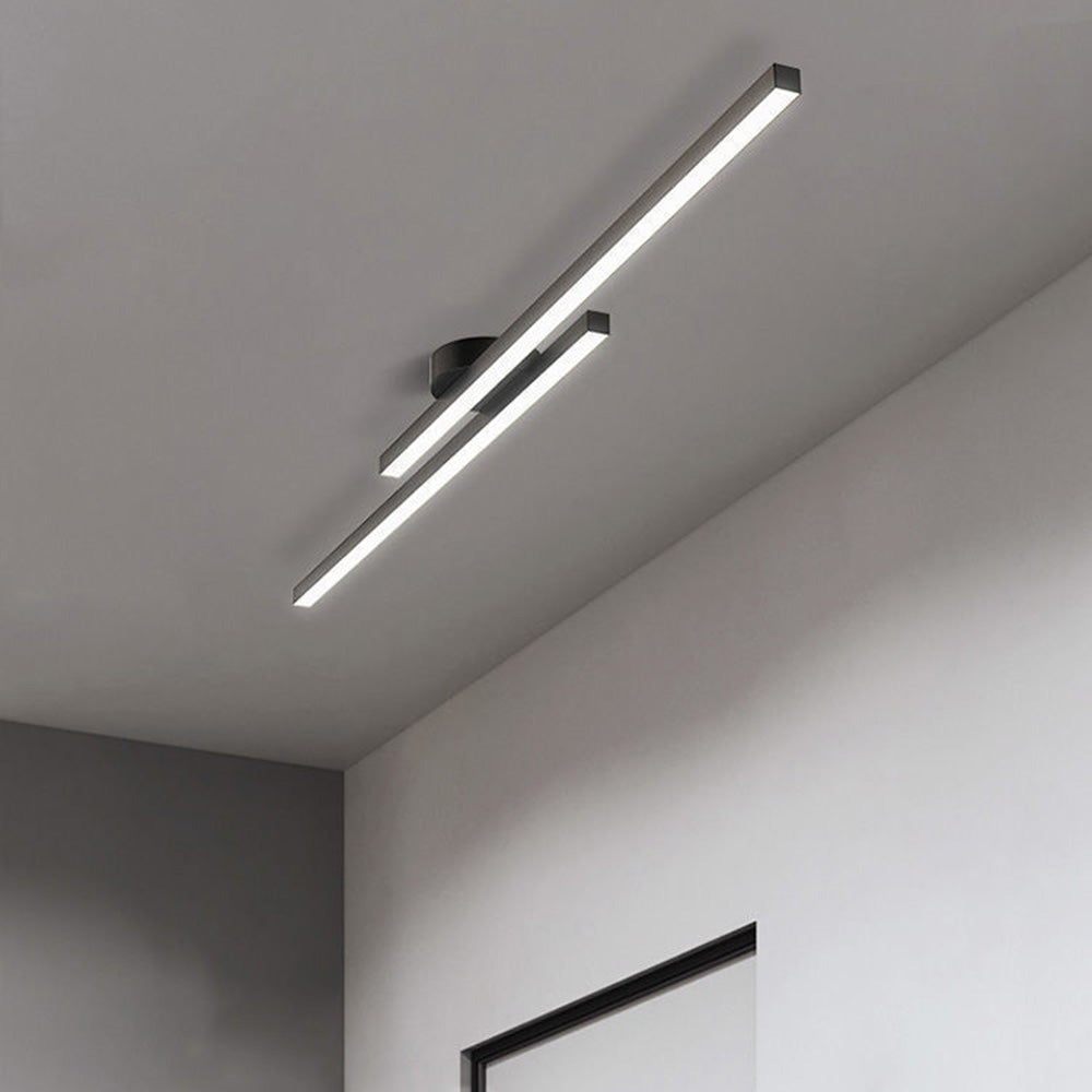 Minimalistisk Aluminium LED Loftlampe Fra LumenVale Til Stuer Design
