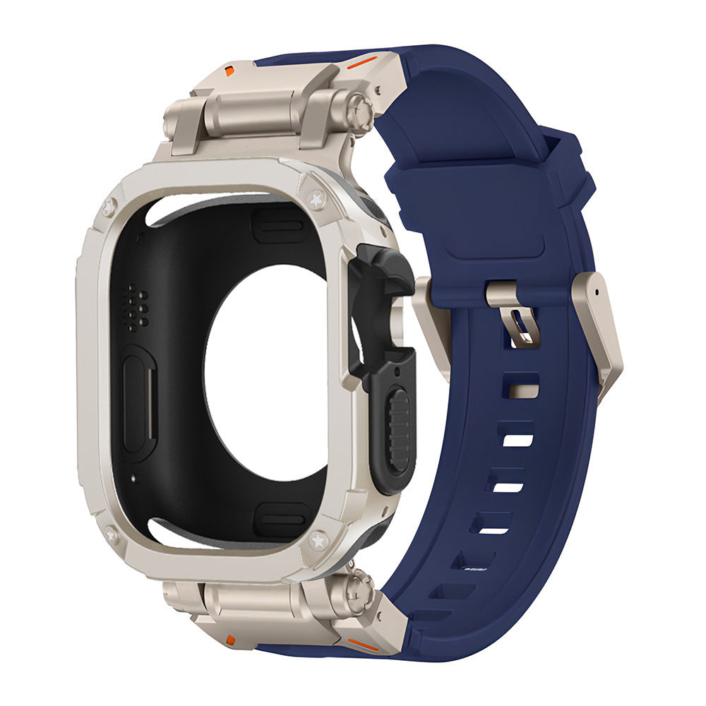 RavenTac Tactical Fluoro Gummibånd og TPU PC 2-i-1 Cover til Apple Watch | Petprovac