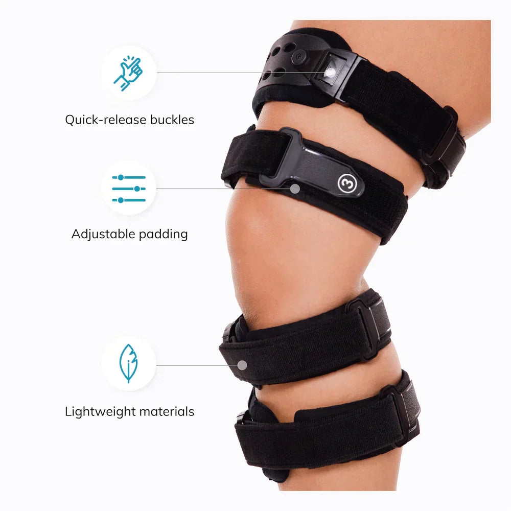 Osteoarthrose Aflastningsknæskinne – Medial & Lateral Støtte til Ledsmerter ved Knogle-mod-Knogle
