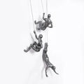 Dekorative Klatrefigurer Vægskulptur Sæt til Moderne Vægdekoration