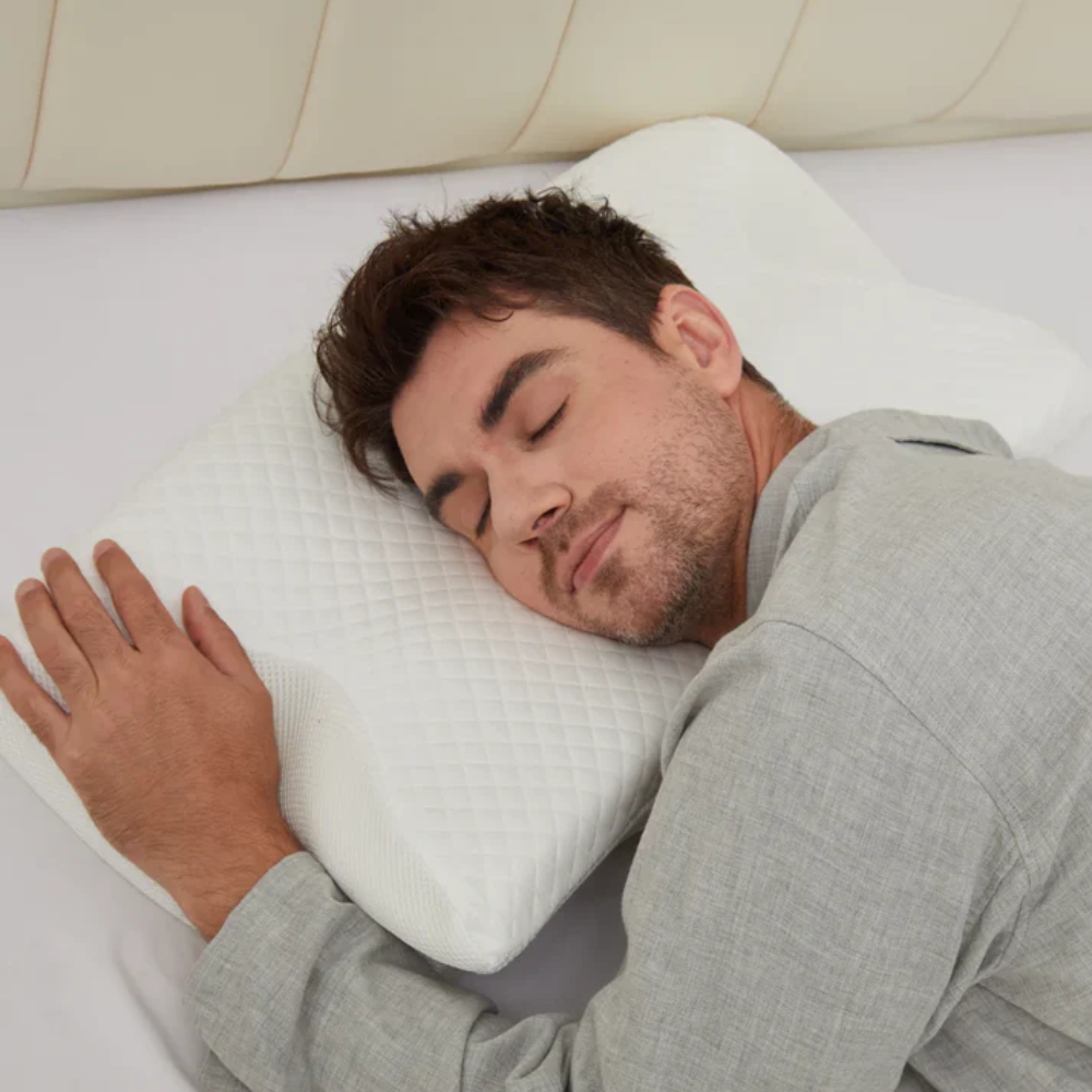 Anti-Snorke Pude | Ergonomisk Nakke- og Hovedstøtte | Hvid