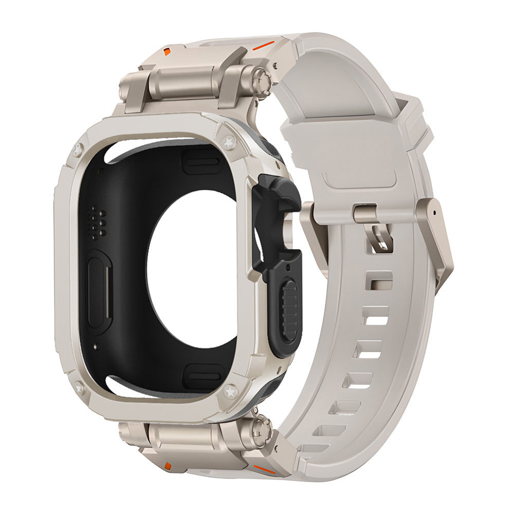 RavenTac Tactical Fluoro Gummibånd og TPU PC 2-i-1 Cover til Apple Watch | Petprovac