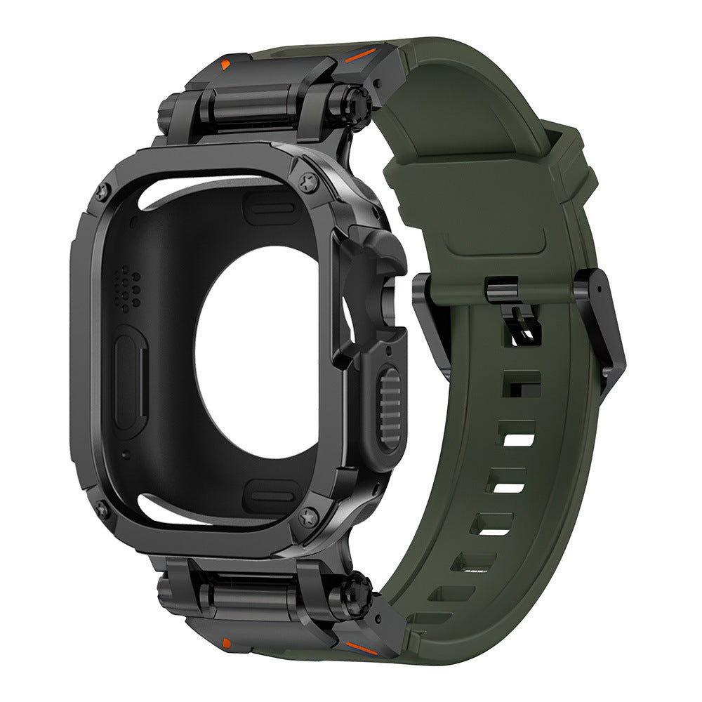RavenTac Tactical Fluoro Gummibånd og TPU PC 2-i-1 Cover til Apple Watch | Petprovac