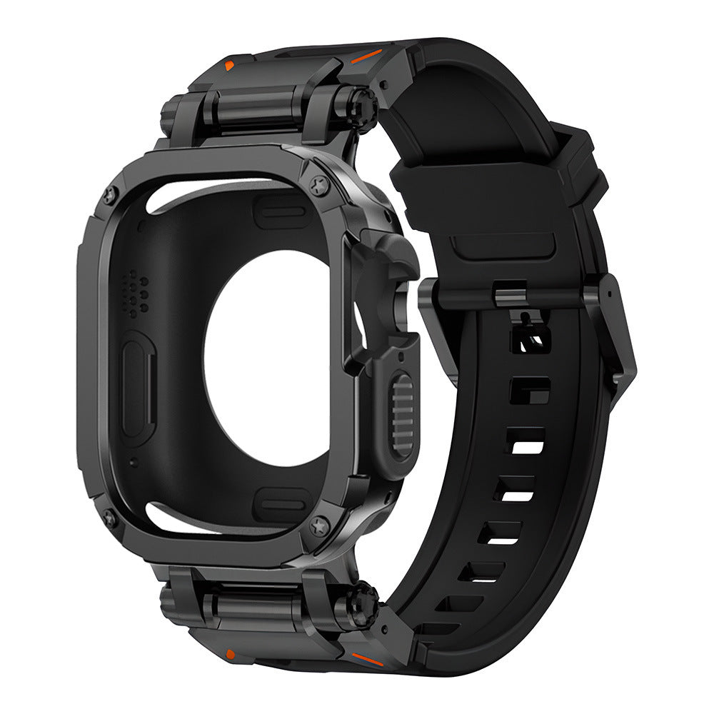 RavenTac Tactical Fluoro Gummibånd og TPU PC 2-i-1 Cover til Apple Watch | Petprovac