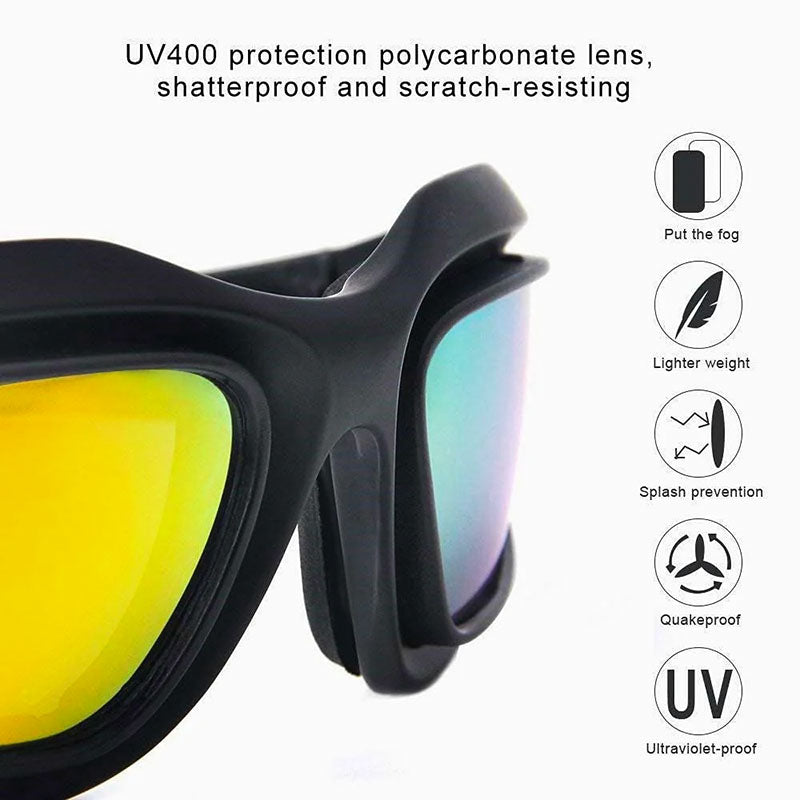 Polariserede Motorcykel Solbriller - UV400