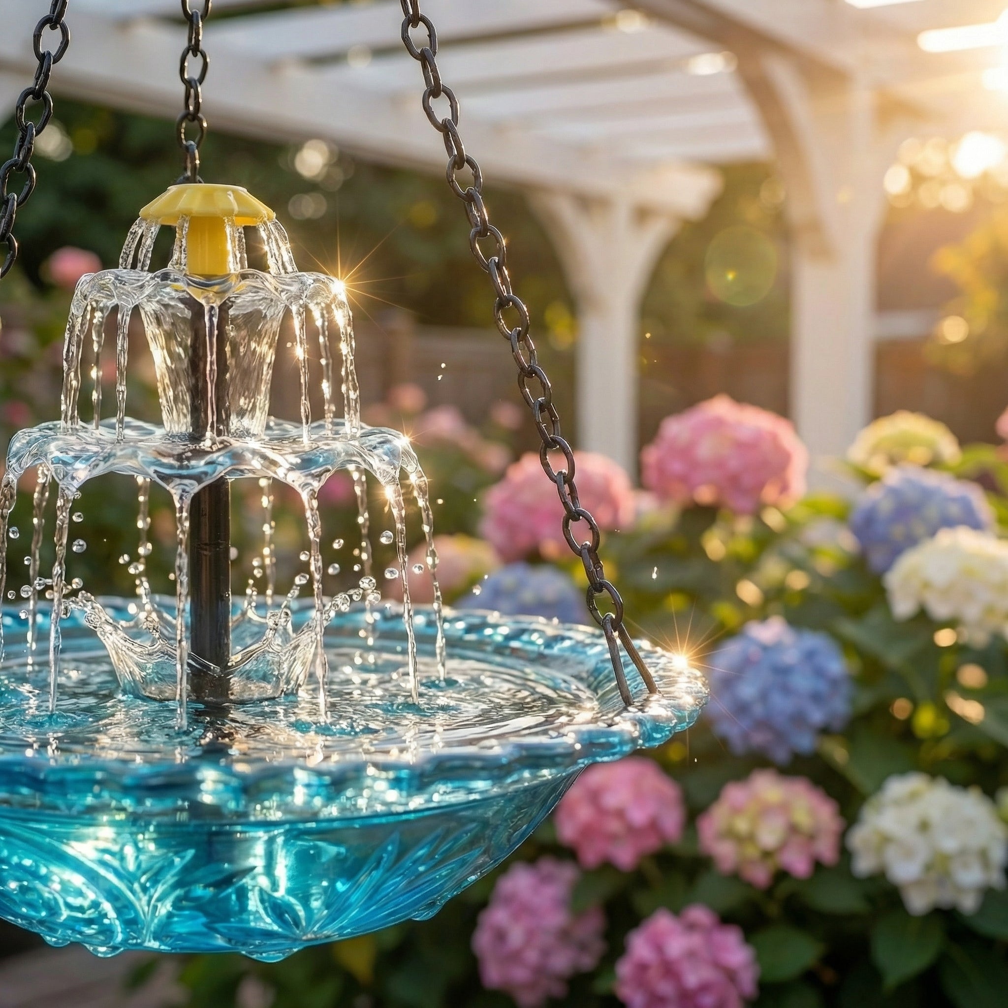 SolarCascade™ – Solcelledrevet Vandfaldbrønd