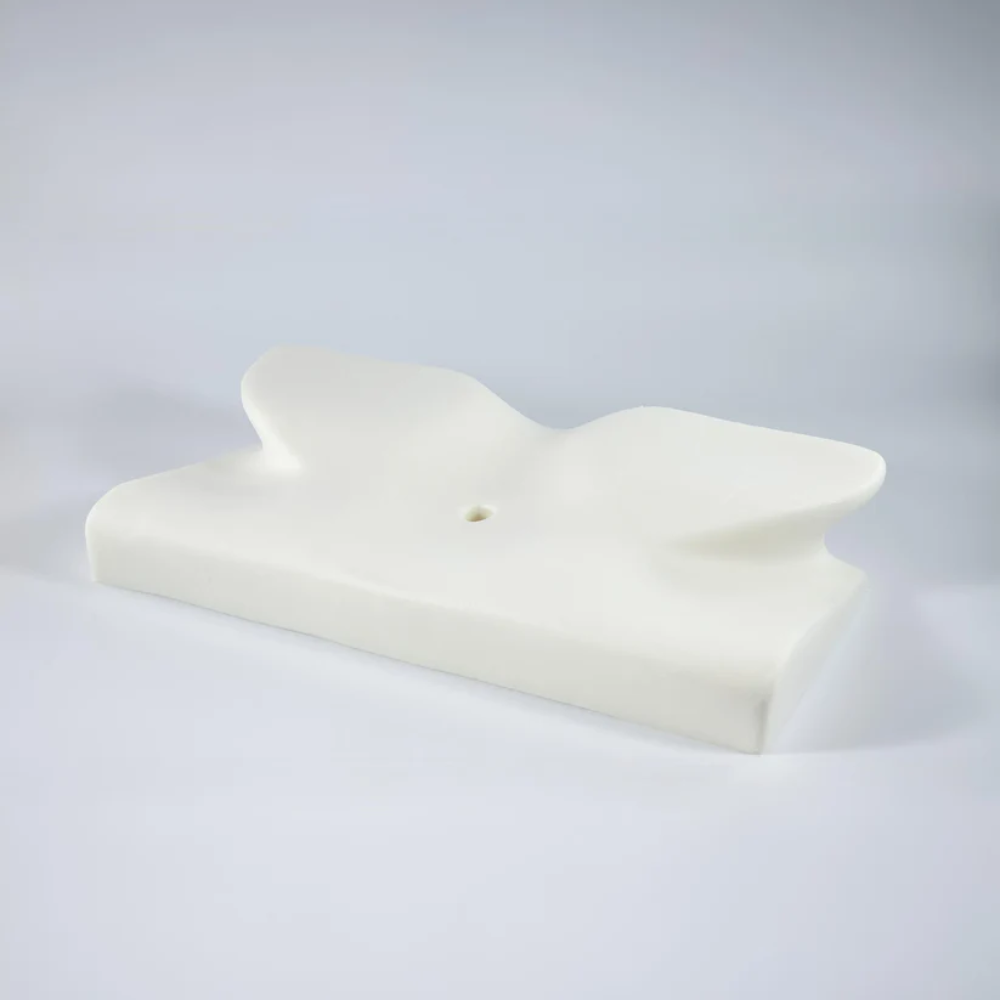 Anti-Snorke Pude | Ergonomisk Nakke- og Hovedstøtte | Hvid