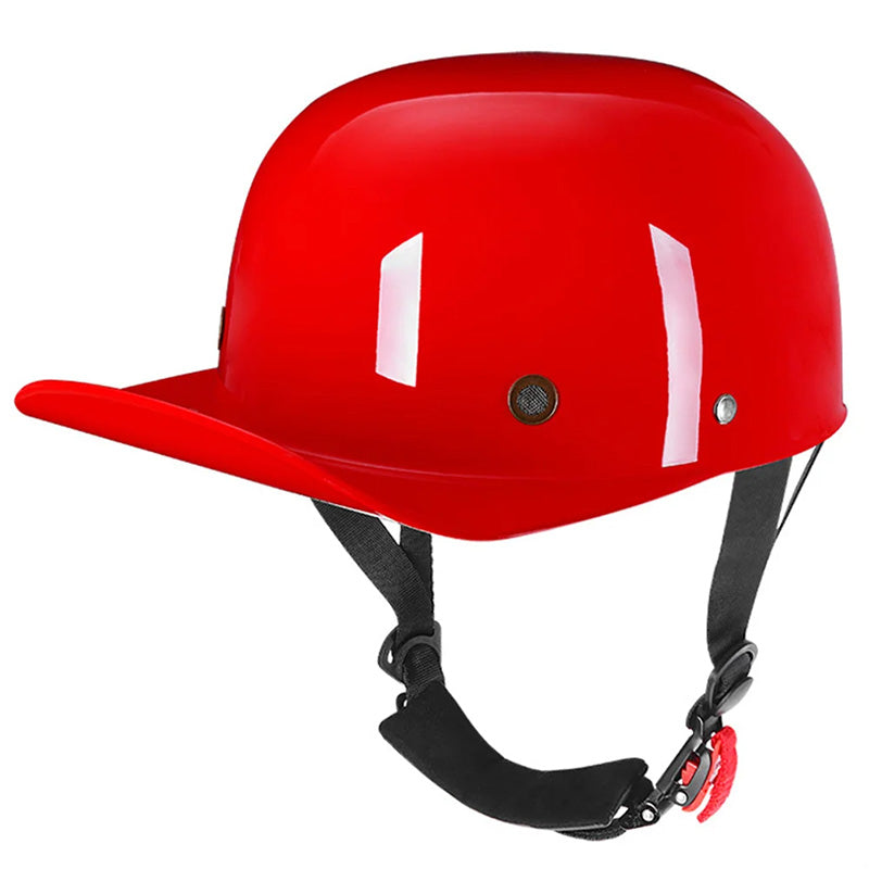 RoverGuard Baseball Cap Motorcykel DOT Hjelm Med Komfortabel Pasform