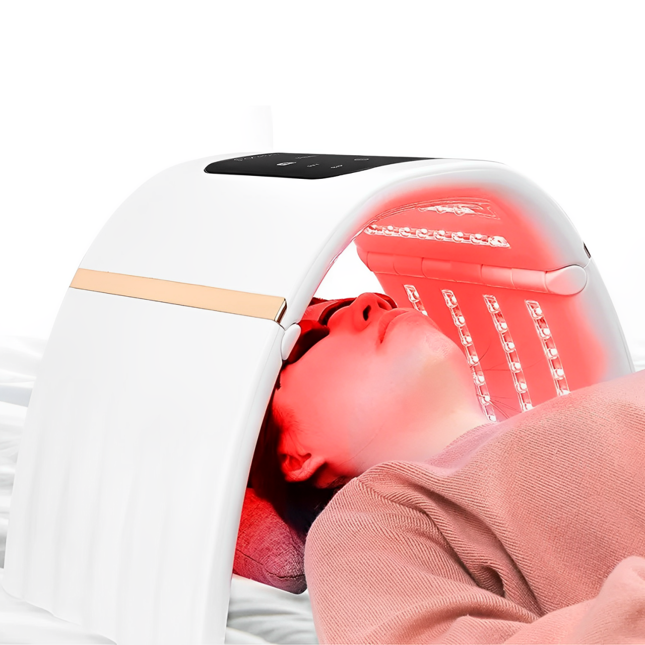 LunaGlow Multicolor LED Rejuvenating Photon Facial Device