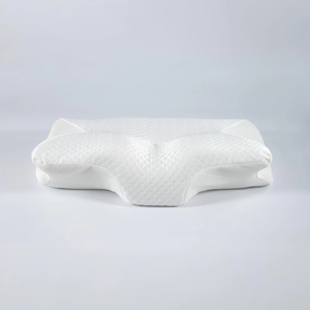 Anti-Snorke Pude | Ergonomisk Nakke- og Hovedstøtte | Hvid