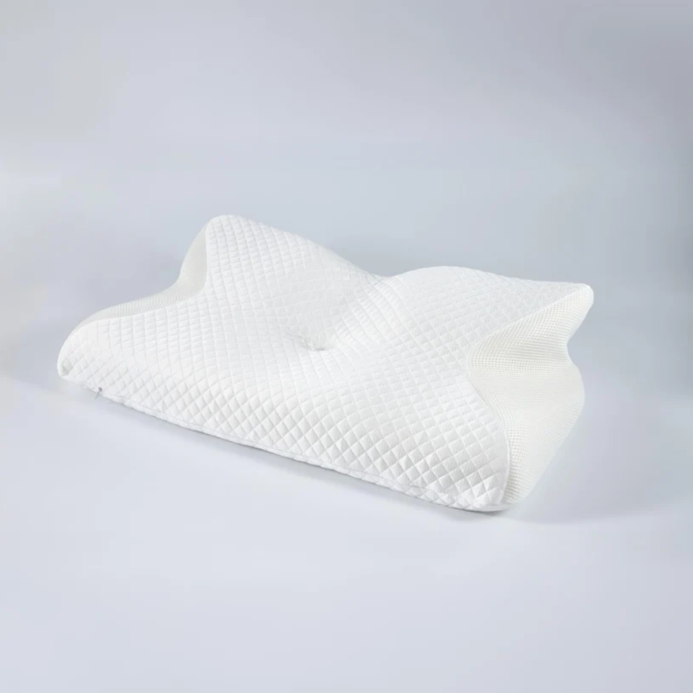 Anti-Snorke Pude | Ergonomisk Nakke- og Hovedstøtte | Hvid