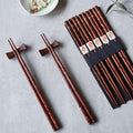 Miyabi Golden Sakura Sæt af Træspisepinde til Elegant Spisning | Petprovac