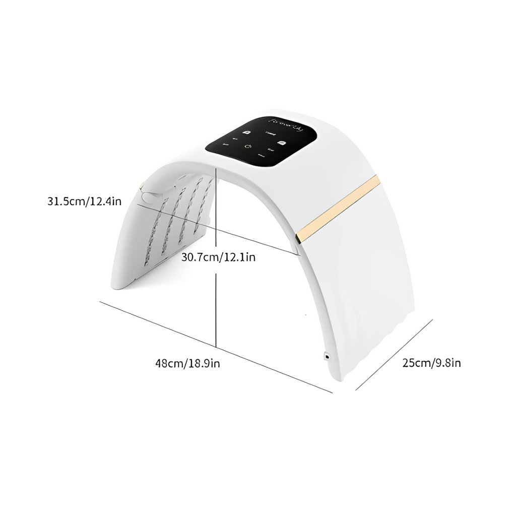 LunaGlow Multicolor LED Rejuvenating Photon Facial Device