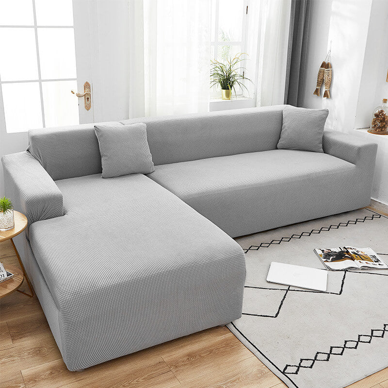 Elastisk Sofa Betræk Antiskrid Bagside Vaskbar Passer til 1 til 3 Sæders Sofaer