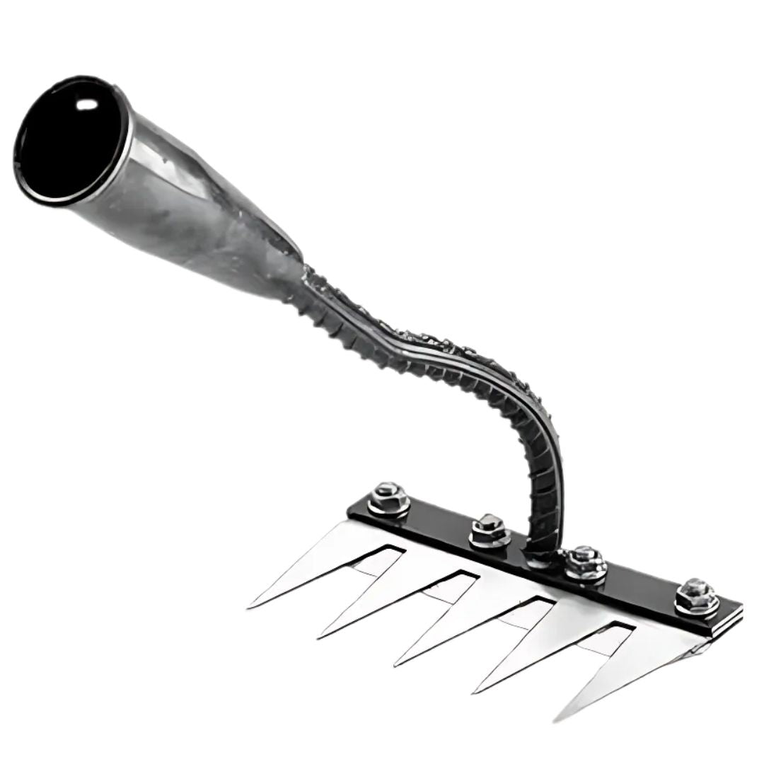 ThriveGard Ukrudtsfjerner Med Ståltænder Og Ergonomisk Greb