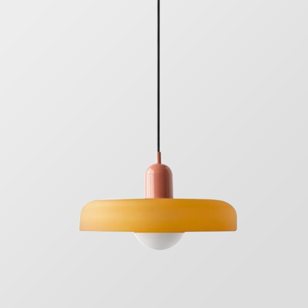 Bauhaus Aurelo Farvet Glas Pendelampe Til Spisestuer