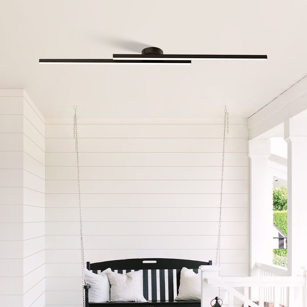 Minimalistisk Aluminium LED Loftlampe Fra LumenVale Til Stuer Design