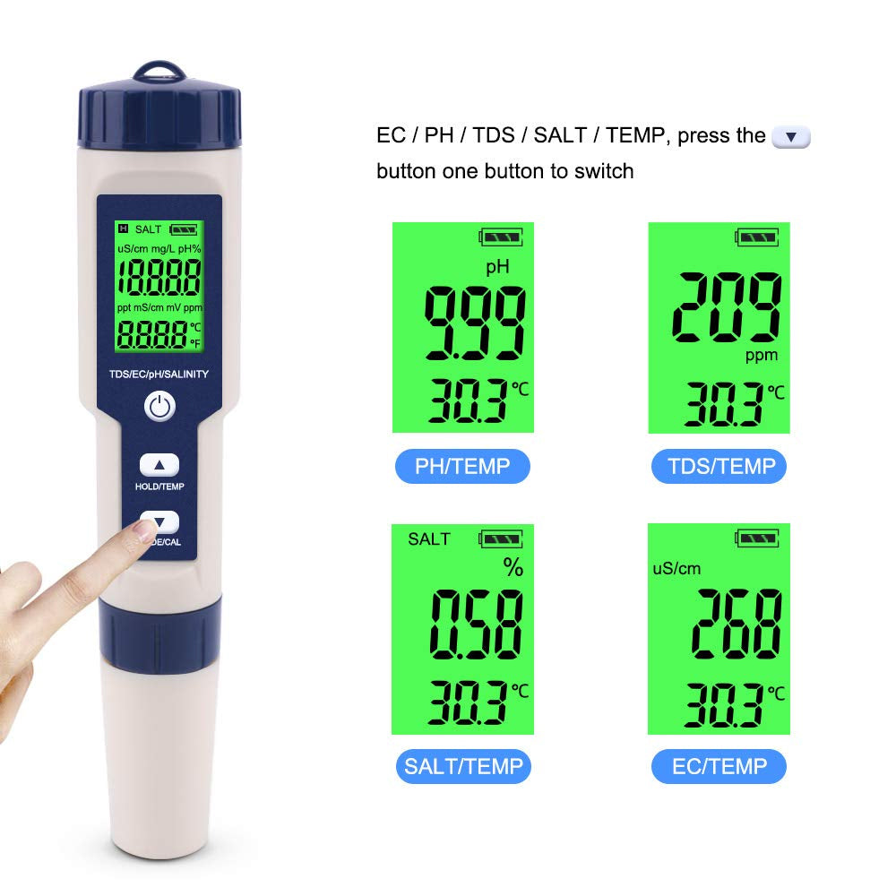 Høj Nøjagtighed Digital Pen pH Tester til Vand