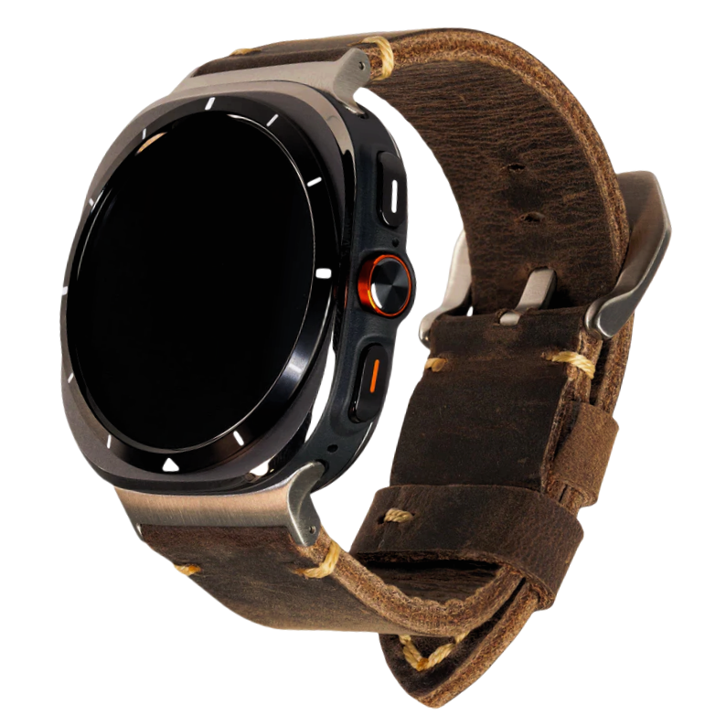 Ardentora Læderrem Med Vintage Look Til Samsung Watch Ultra
