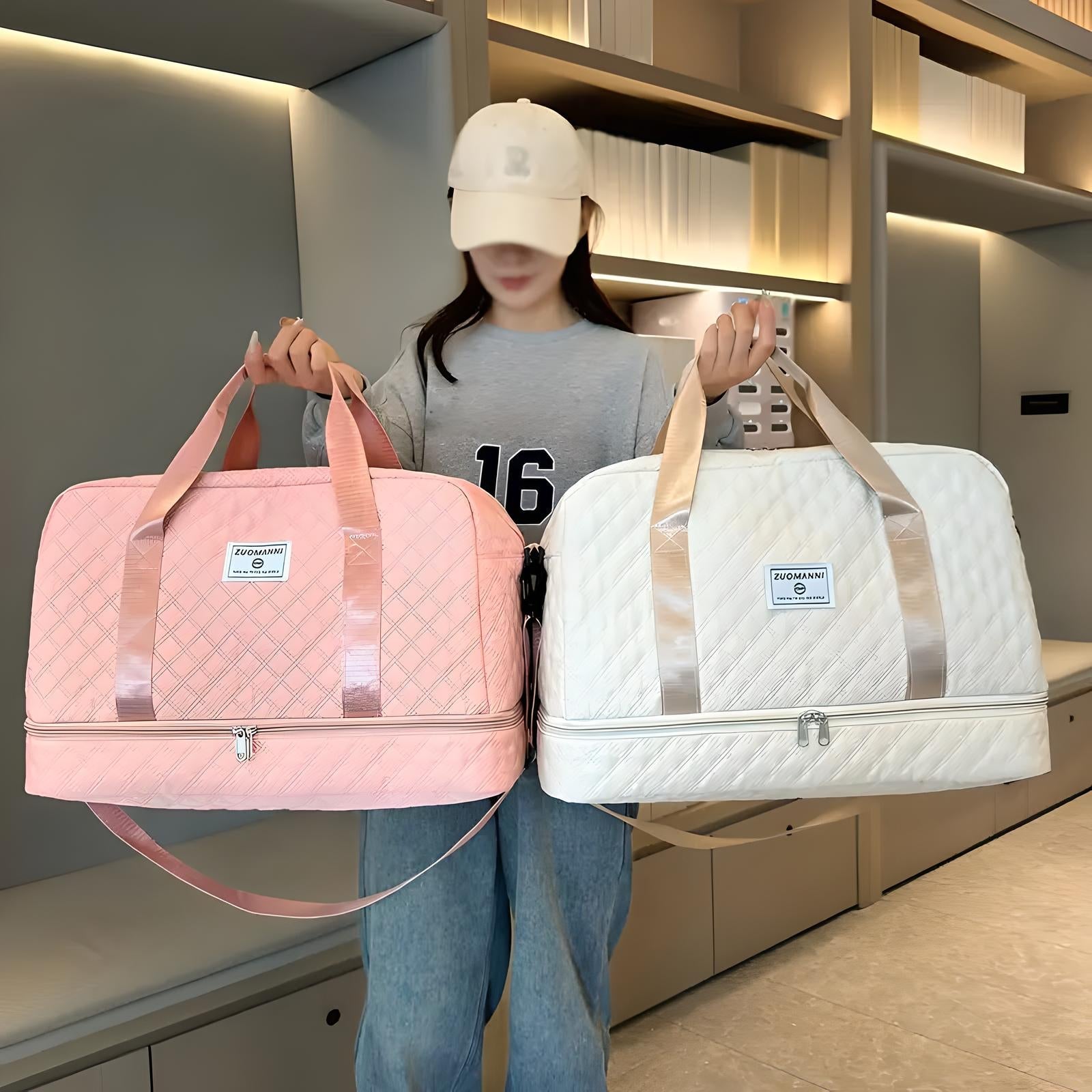 Voyager Weekender Duffle Bag Med Vandtætte Lommer