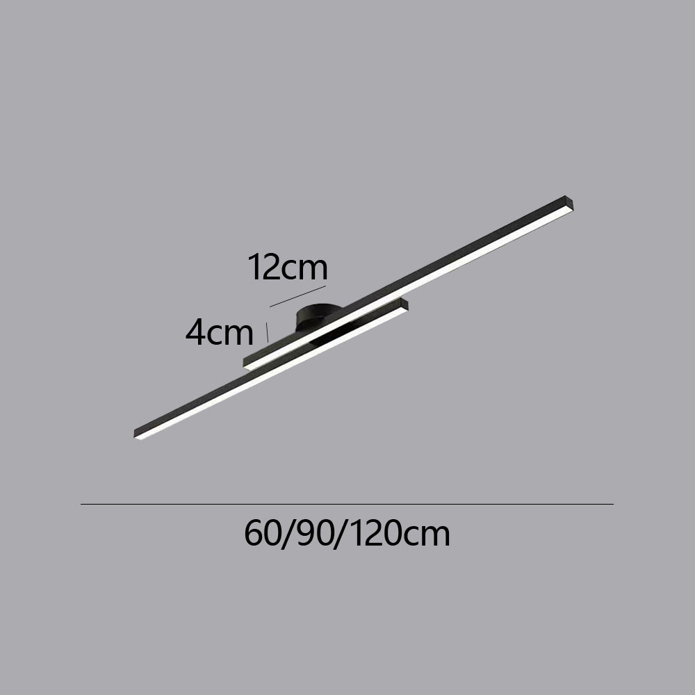 Minimalistisk Aluminium LED Loftlampe Fra LumenVale Til Stuer Design