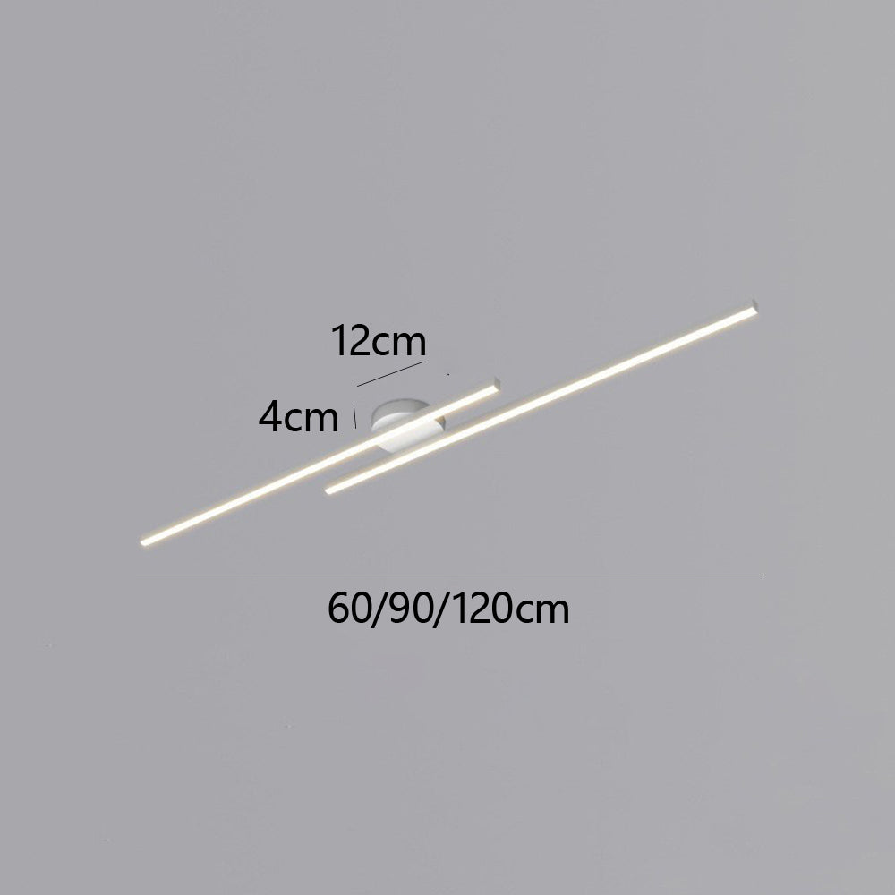 Minimalistisk Aluminium LED Loftlampe Fra LumenVale Til Stuer Design