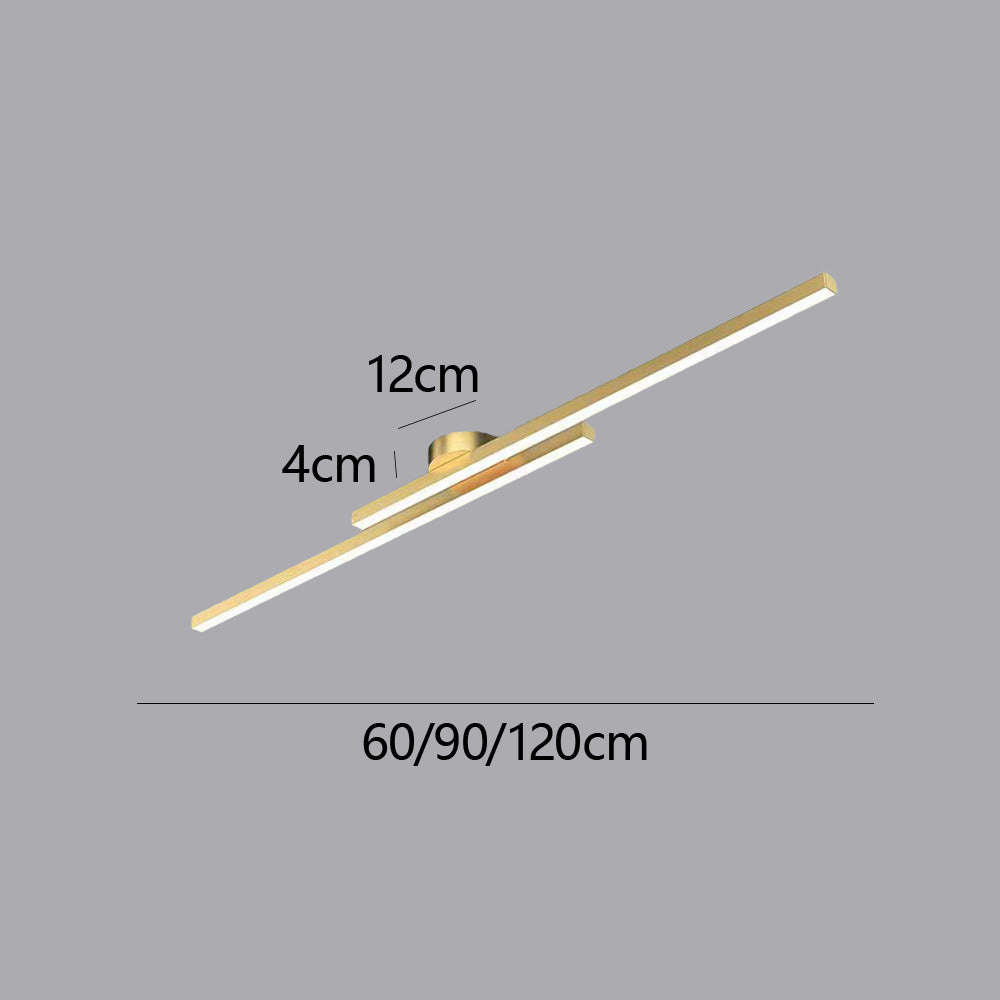 Minimalistisk Aluminium LED Loftlampe Fra LumenVale Til Stuer Design