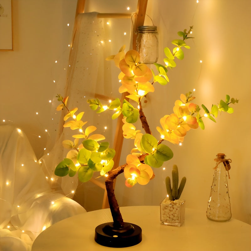 Sereen Eucalyptus Trælampe - For Beroligende Belysning og Naturlig Æstetik