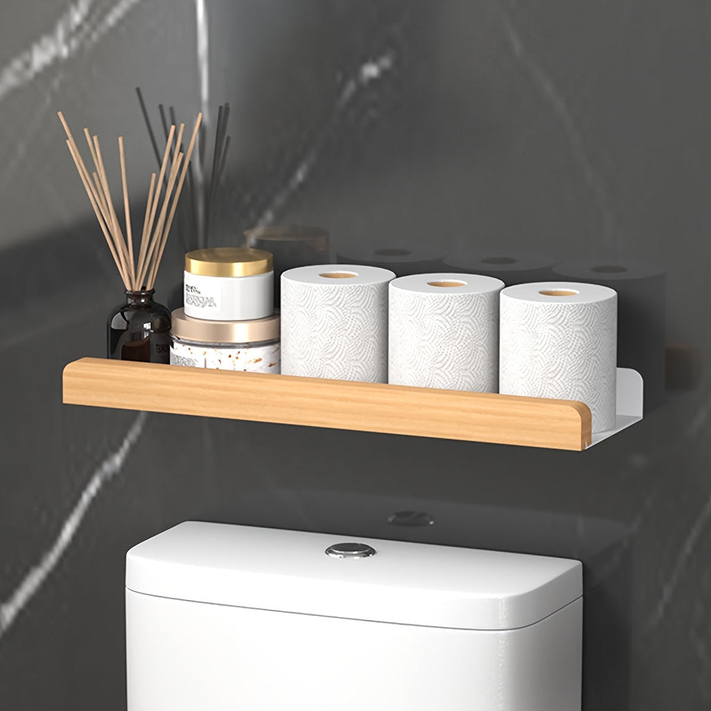 Stilfuld Væghylde Toiletpapirholder – Perfekt til Badeværelsesorganisation