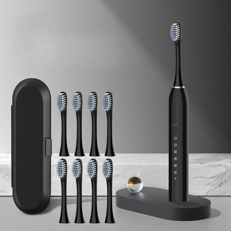 Genopladelig Sonic Tandbørste med Flere Børstemodes og USB Opladning