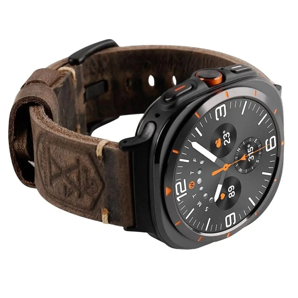 Ardentora Læderrem Med Vintage Look Til Samsung Watch Ultra