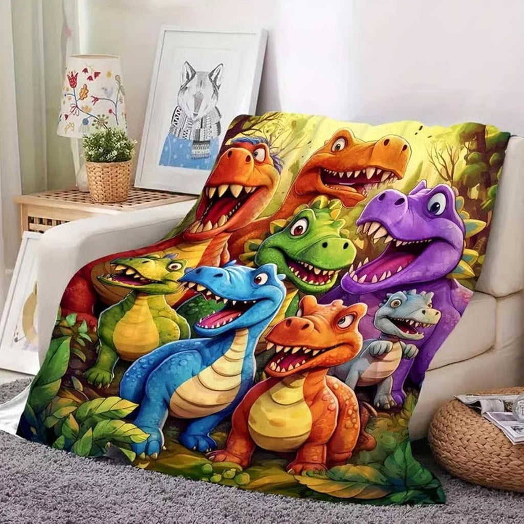 DinoBlanket™ – Hyggelig Dinosaur tæppe